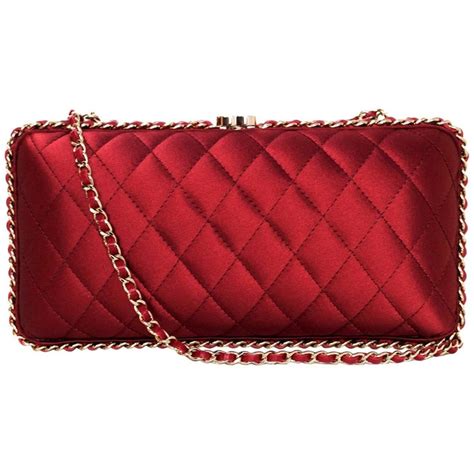 chanel quilted clutch red outfit|chanel evening bag.